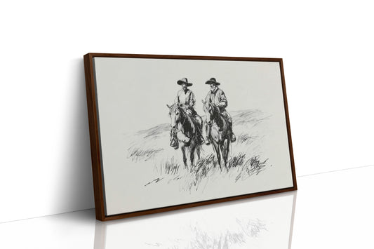 Two Riders Beneath Open Skies