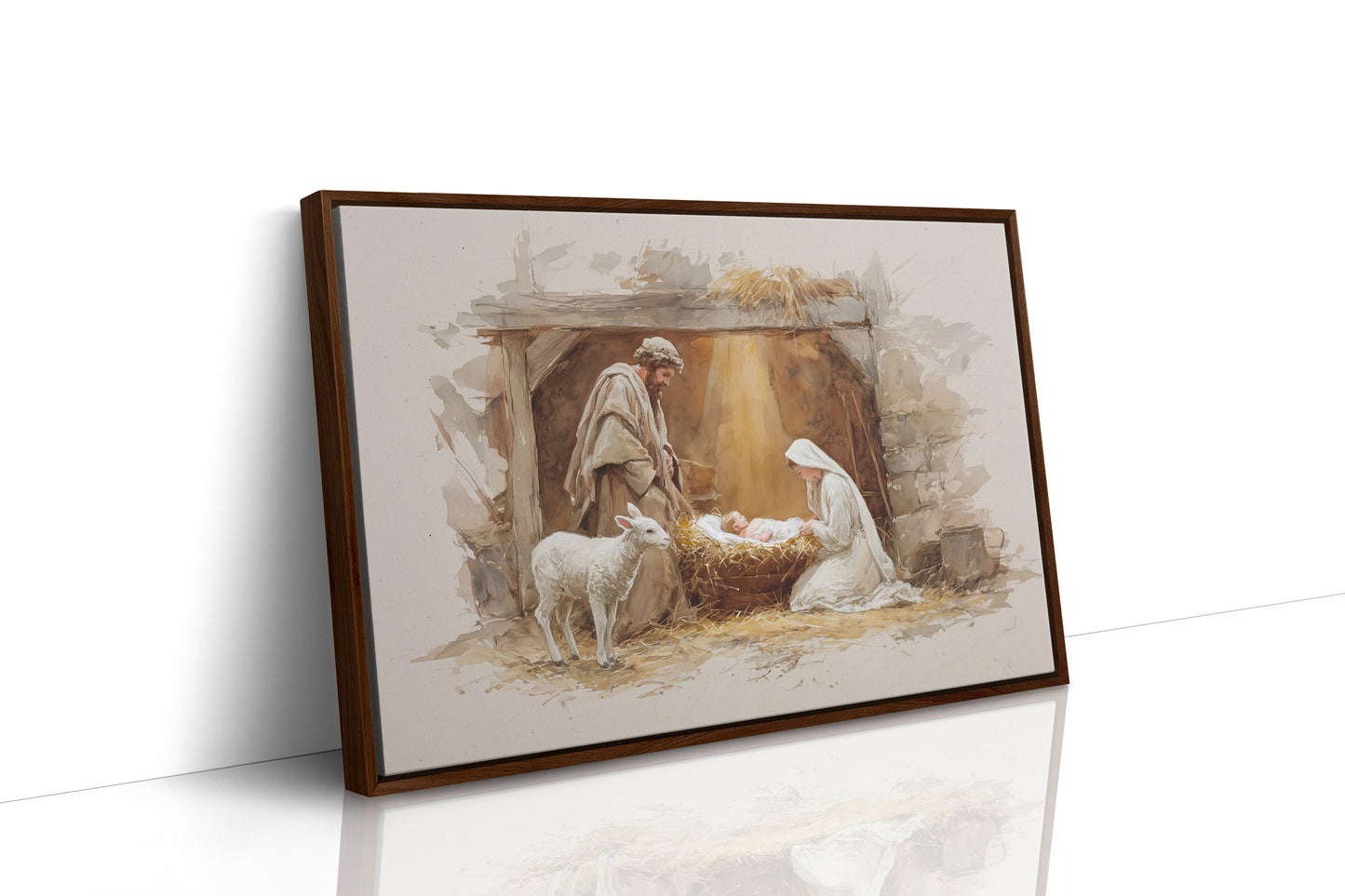 Sacred Light Illuminates Winter's Night