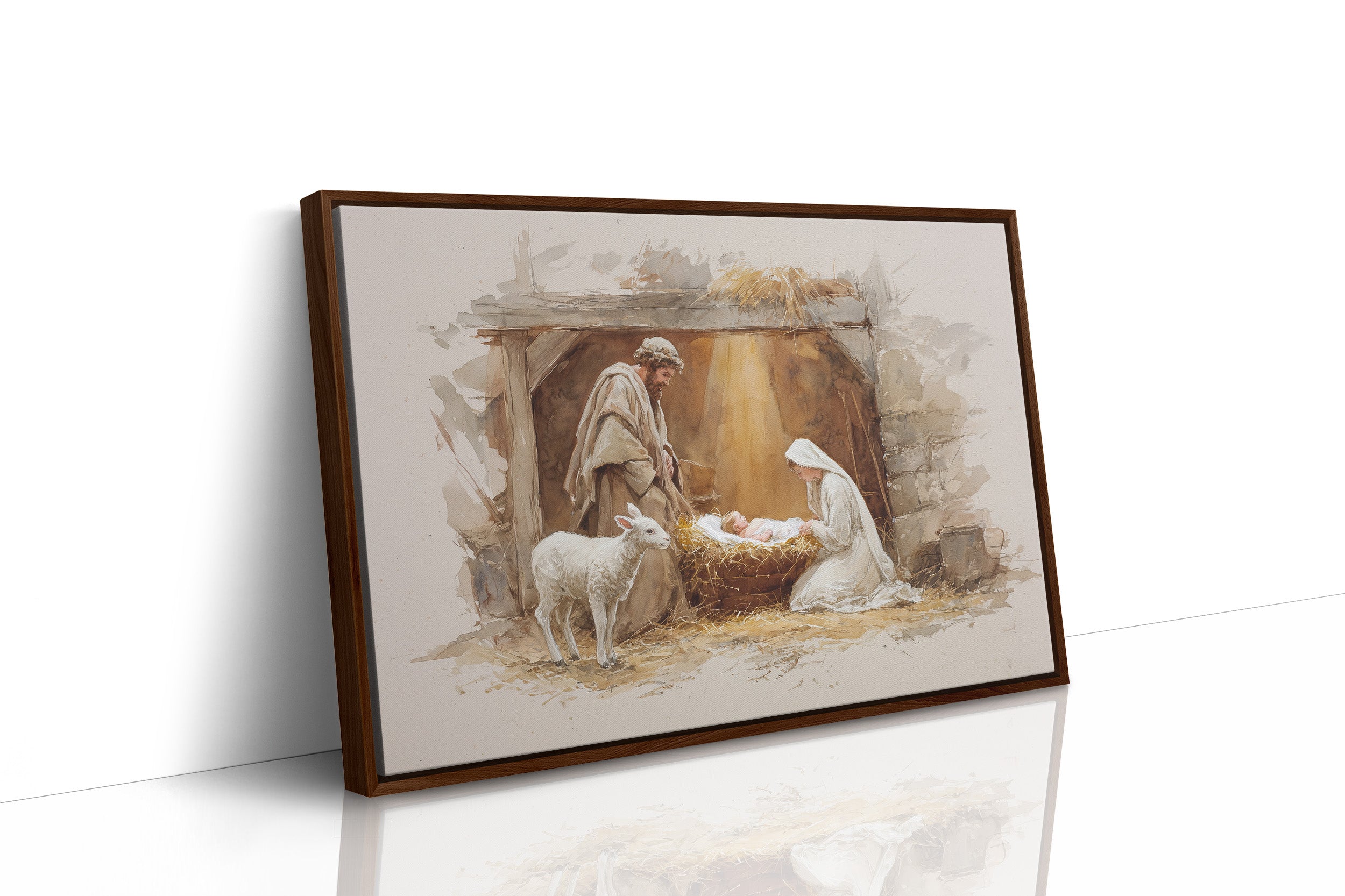 Sacred Light Illuminates Winter's Night