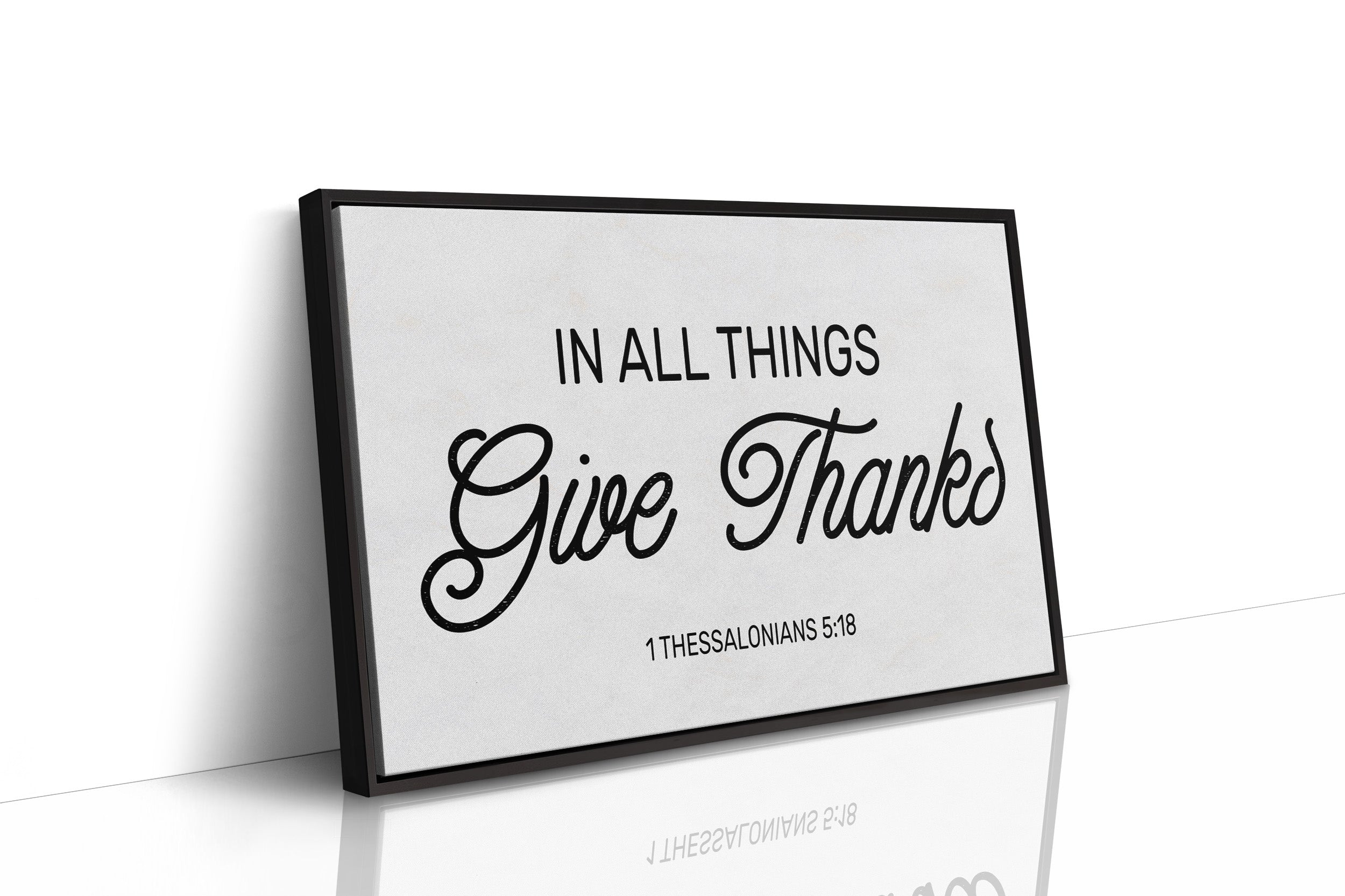 Gratitude Between Wooden Shelves