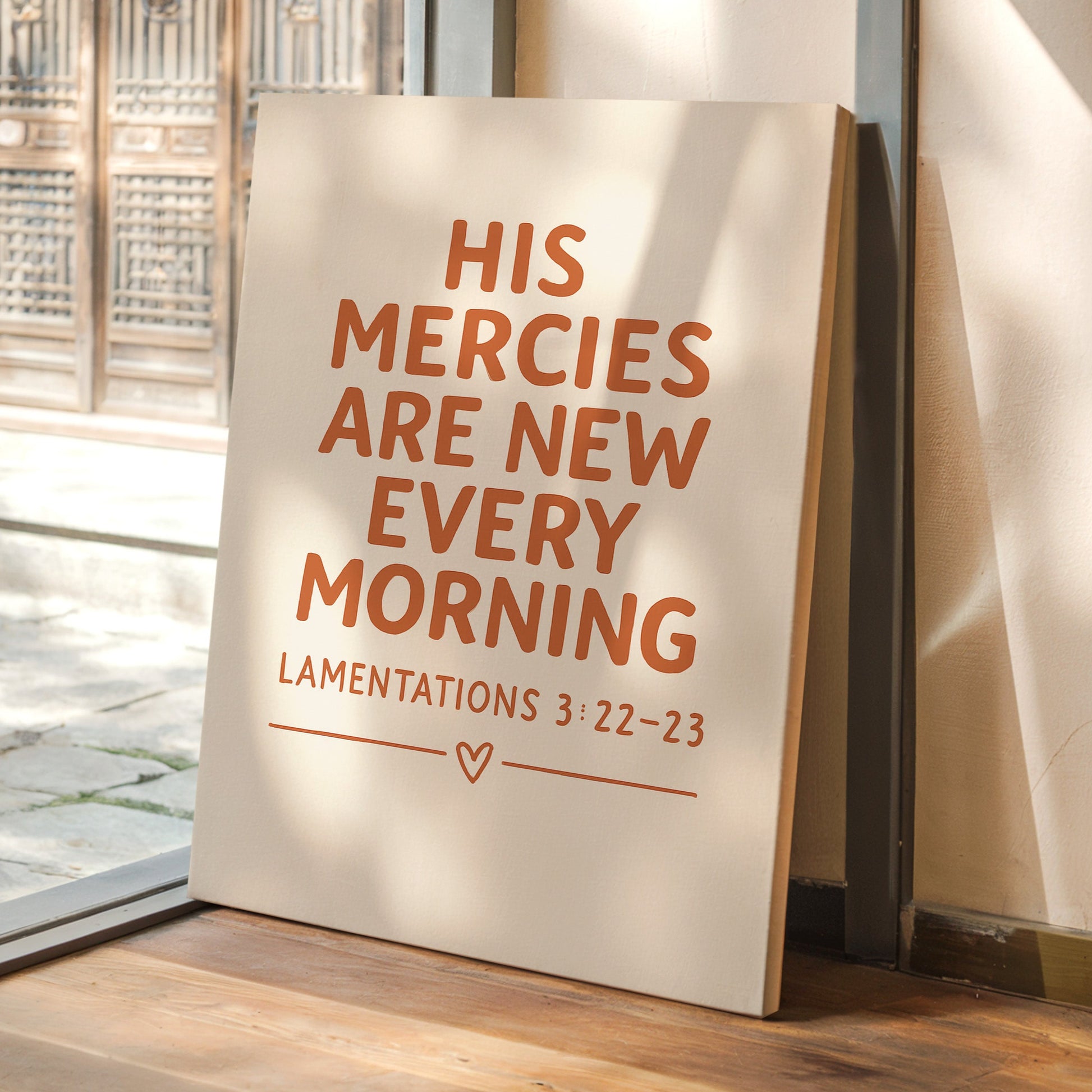 New Every Morning Scripture Print