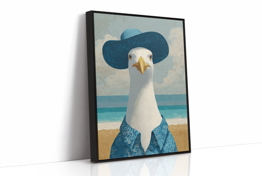 Seaside Gull In Fancy Attire