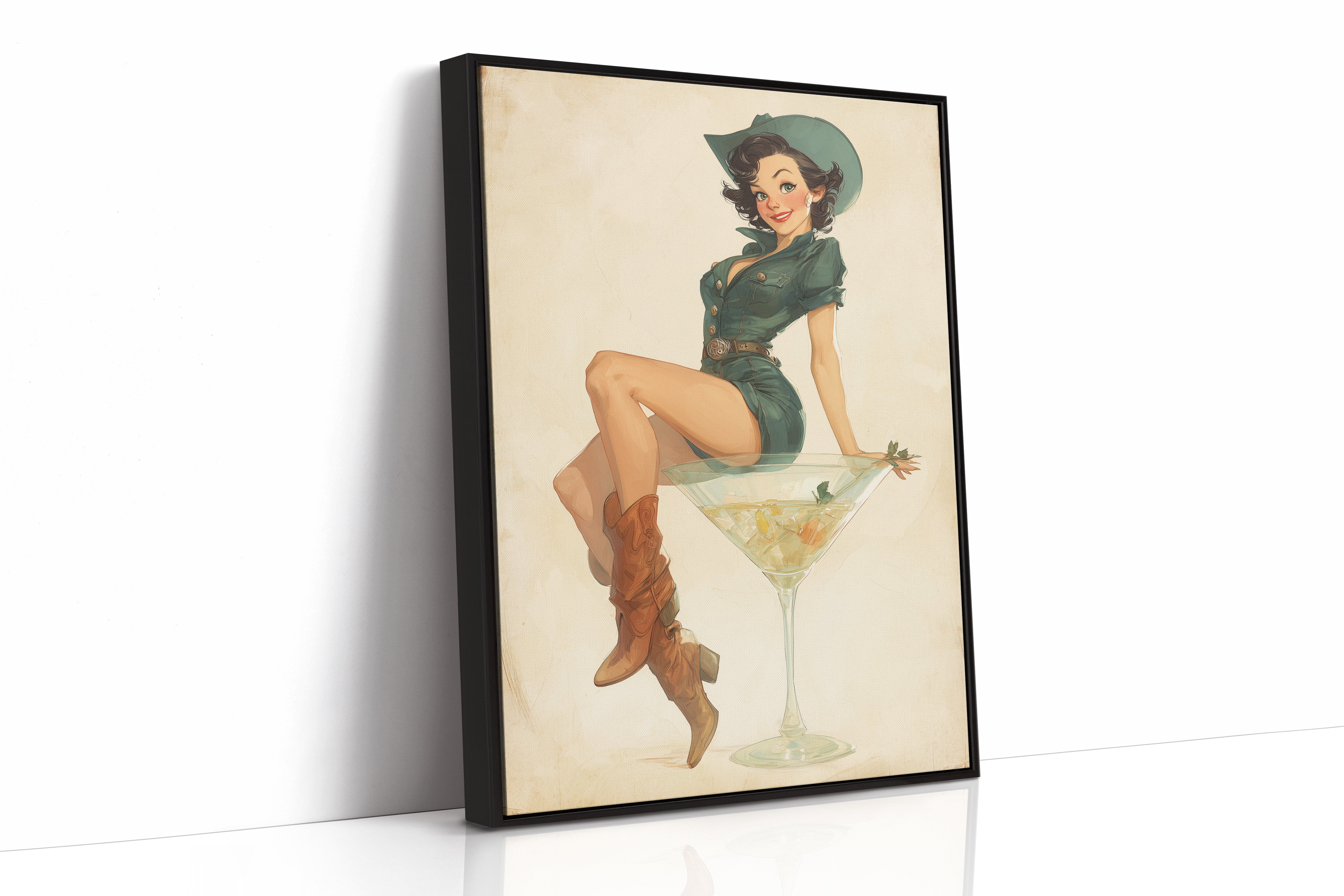 Emerald Cocktail: Western Charm