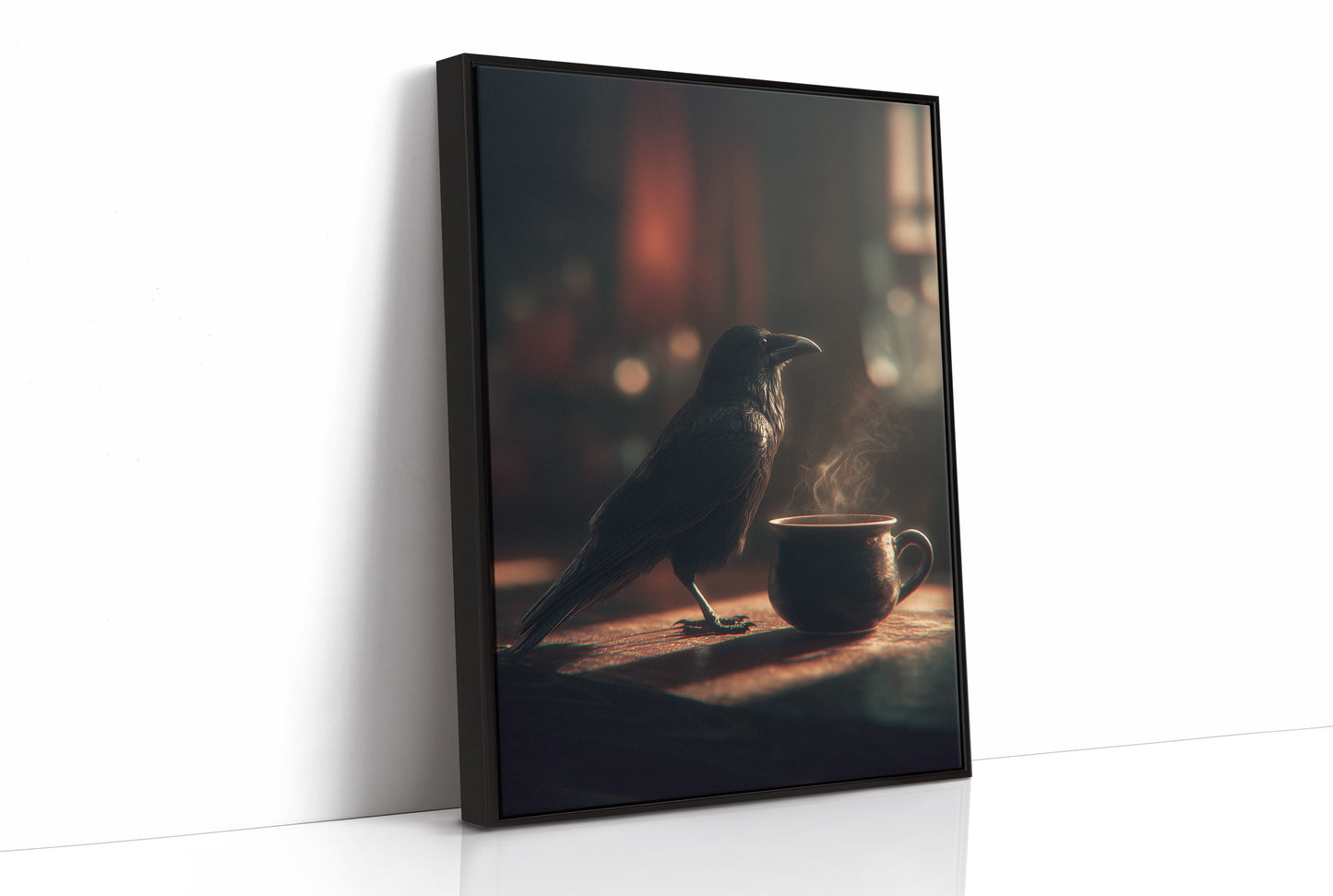 Raven's Tea At Dusk