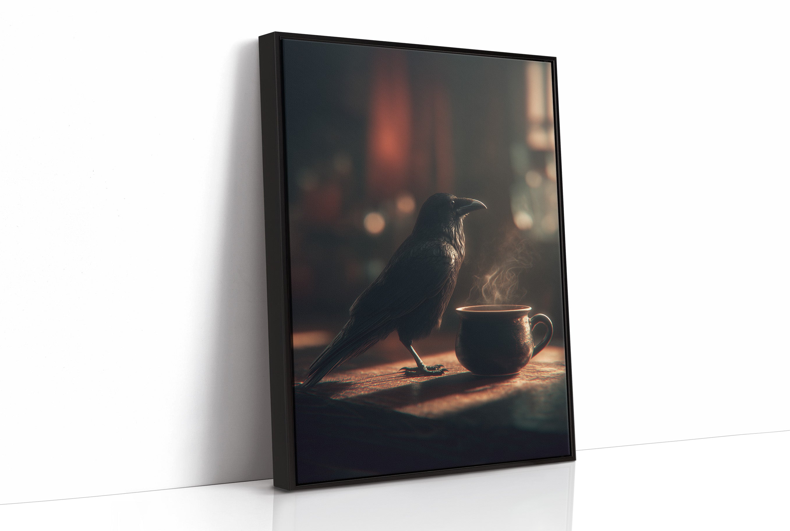 Raven's Tea At Dusk