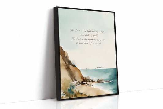 Scripture Rests On Coastal Waters