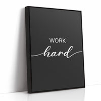 Work Hard Script Typography