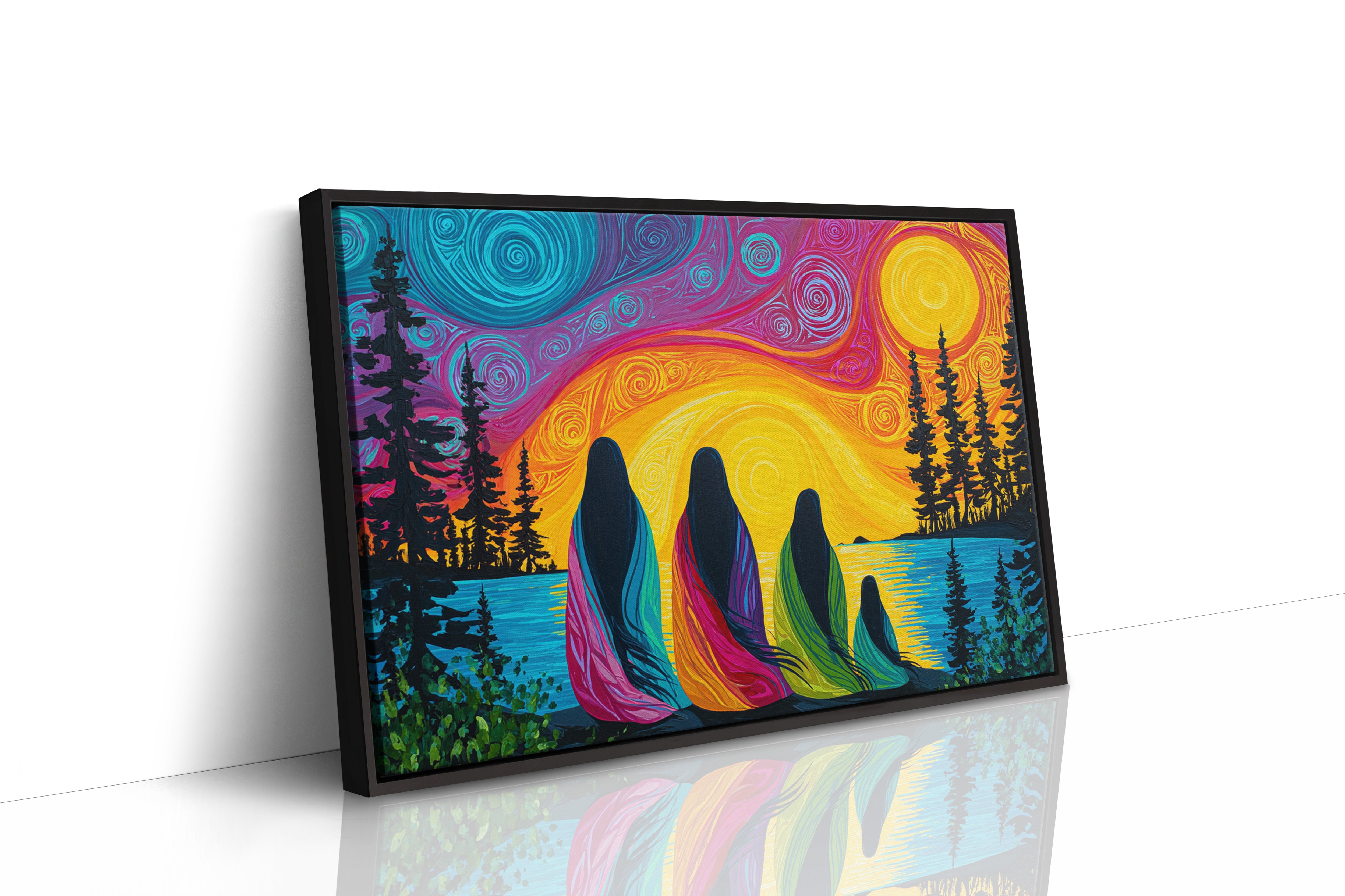 Sacred Waters Meet Northern Lights