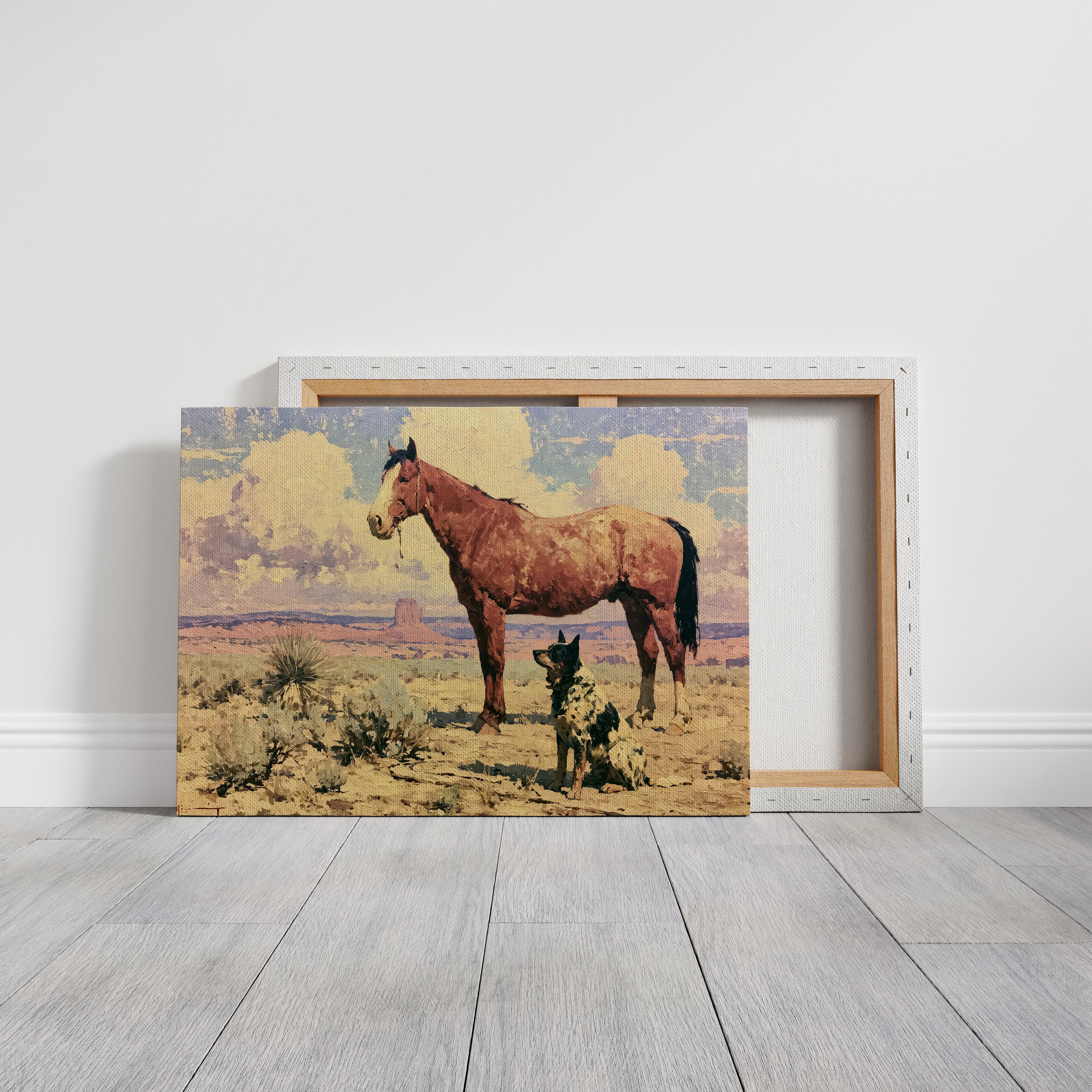 Desert Companions, Horse and Cattle Dog