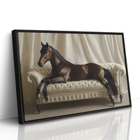 Surreal Horse Lounge Fine Art Print