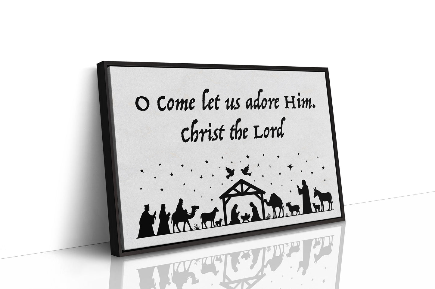 Sacred Story Among Wooden Shelves