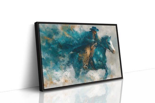 Cowboy Dissolving Into Dust