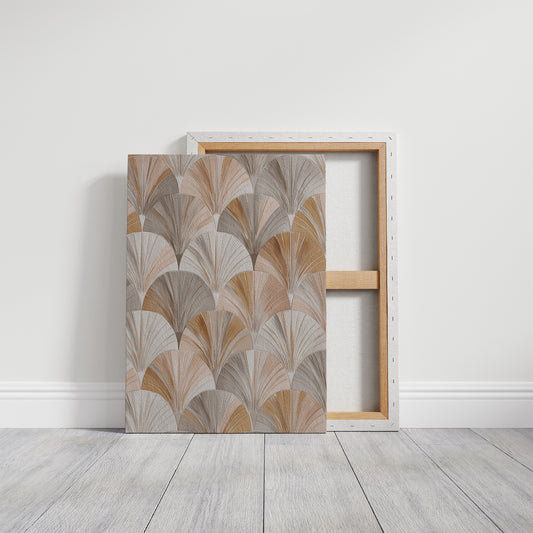 Gilded Feathers Rise In Symmetry