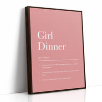 Definition: Girl Dinner