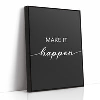 Make It Happen Script Typography