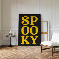 Yellow Letters Dance Through Midnight