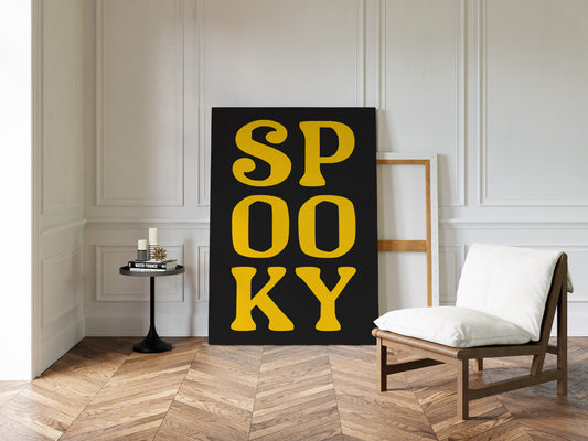 Yellow Letters Dance Through Midnight