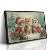Holiday Kittens Share Winter Magic
