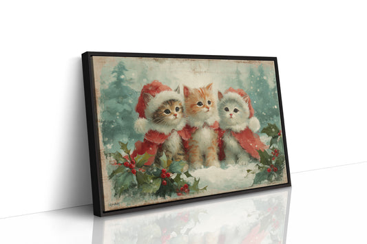 Holiday Kittens Share Winter Magic