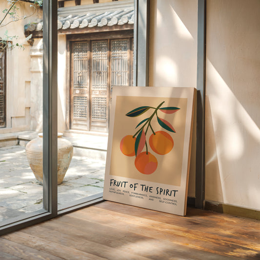 Fruit of the Spirit Citrus Branch Print