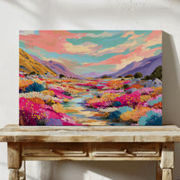 Desert Stream Paints Wild Gardens