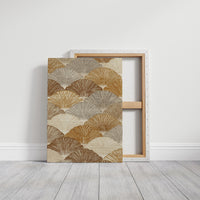 Golden Fans Unfold In Rhythm