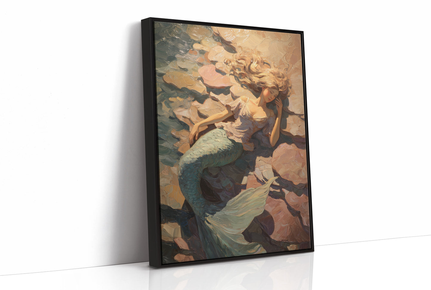 Coastal Myth Emerges From Canvas