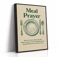 Grace Before Wooden Table Gatherings