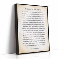 The Man In The Arena Roosevelt Quote