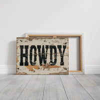 Howdy, Weathered Wood