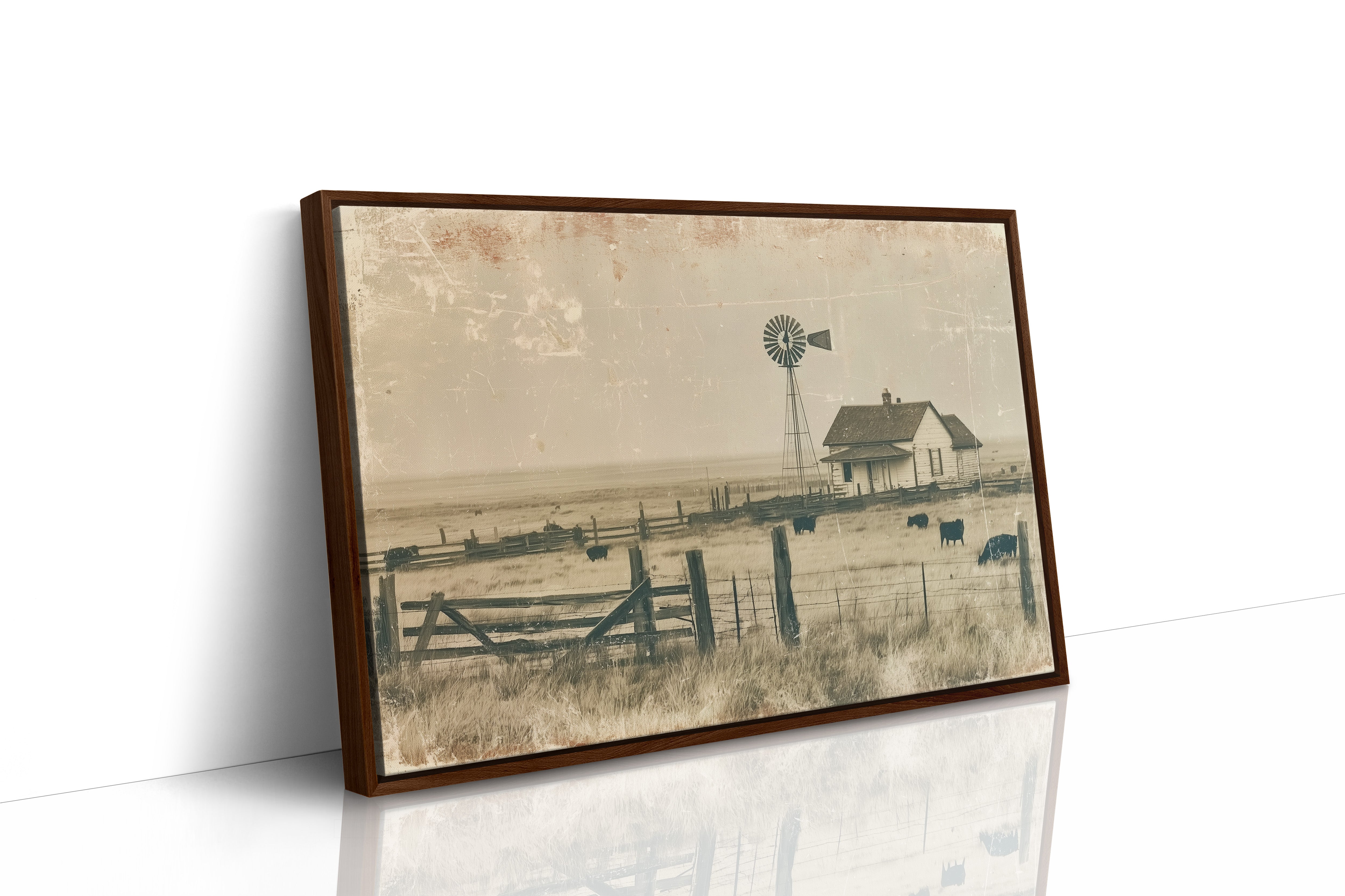 Faded Homestead Morning