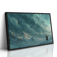 Traveler Beneath the Storm Wall