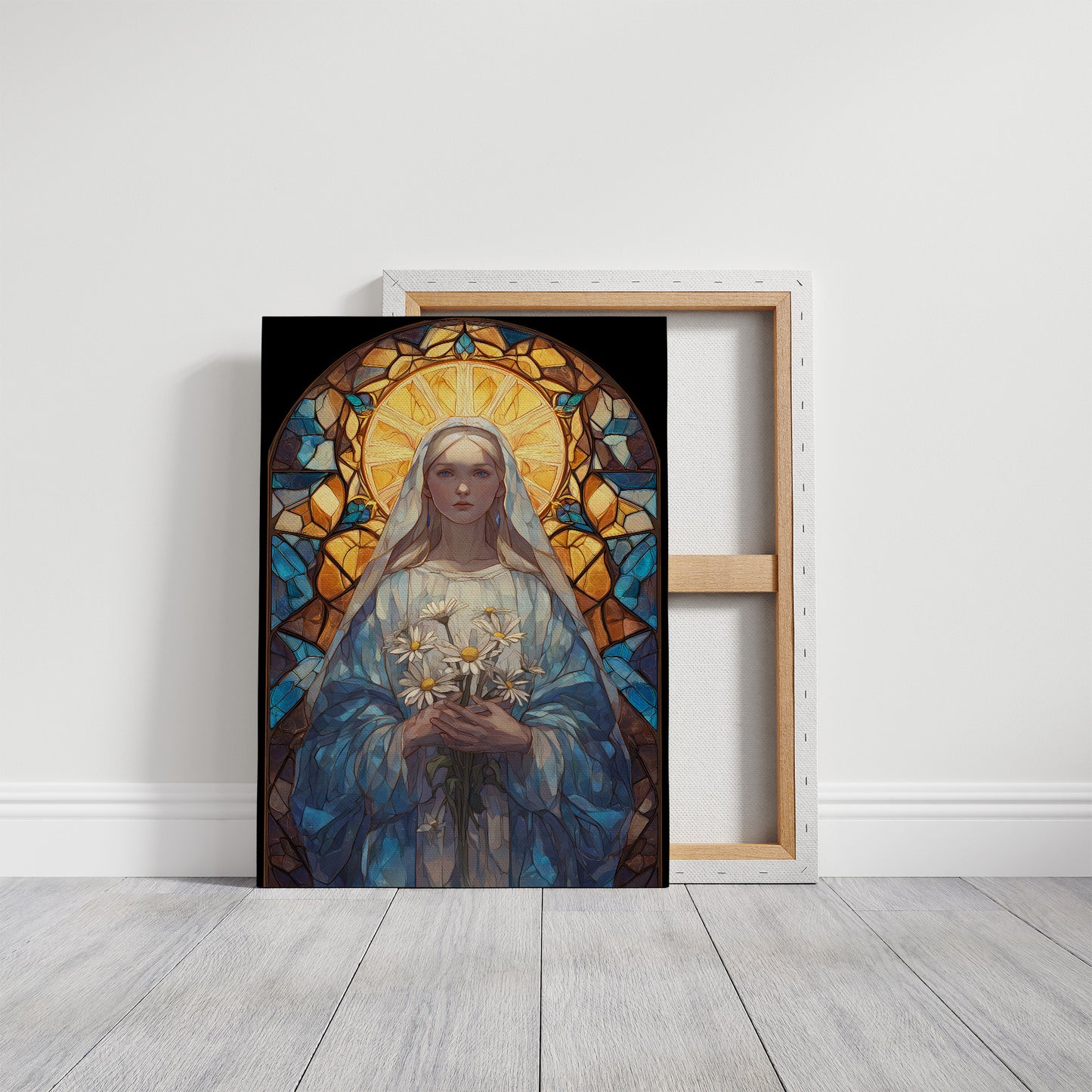 Daisies Held In Sacred Light