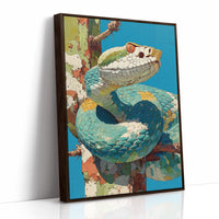 Viper in Turquoise Mosaic