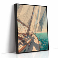 Sailboat Dreams In Afternoon Sun