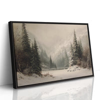 Winter Mist Cradles Mountain Lake