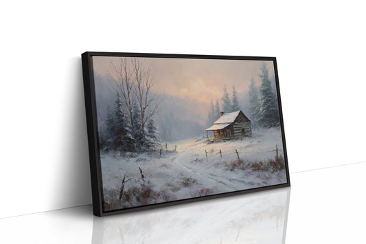 Winter Light Warms Mountain Solitude