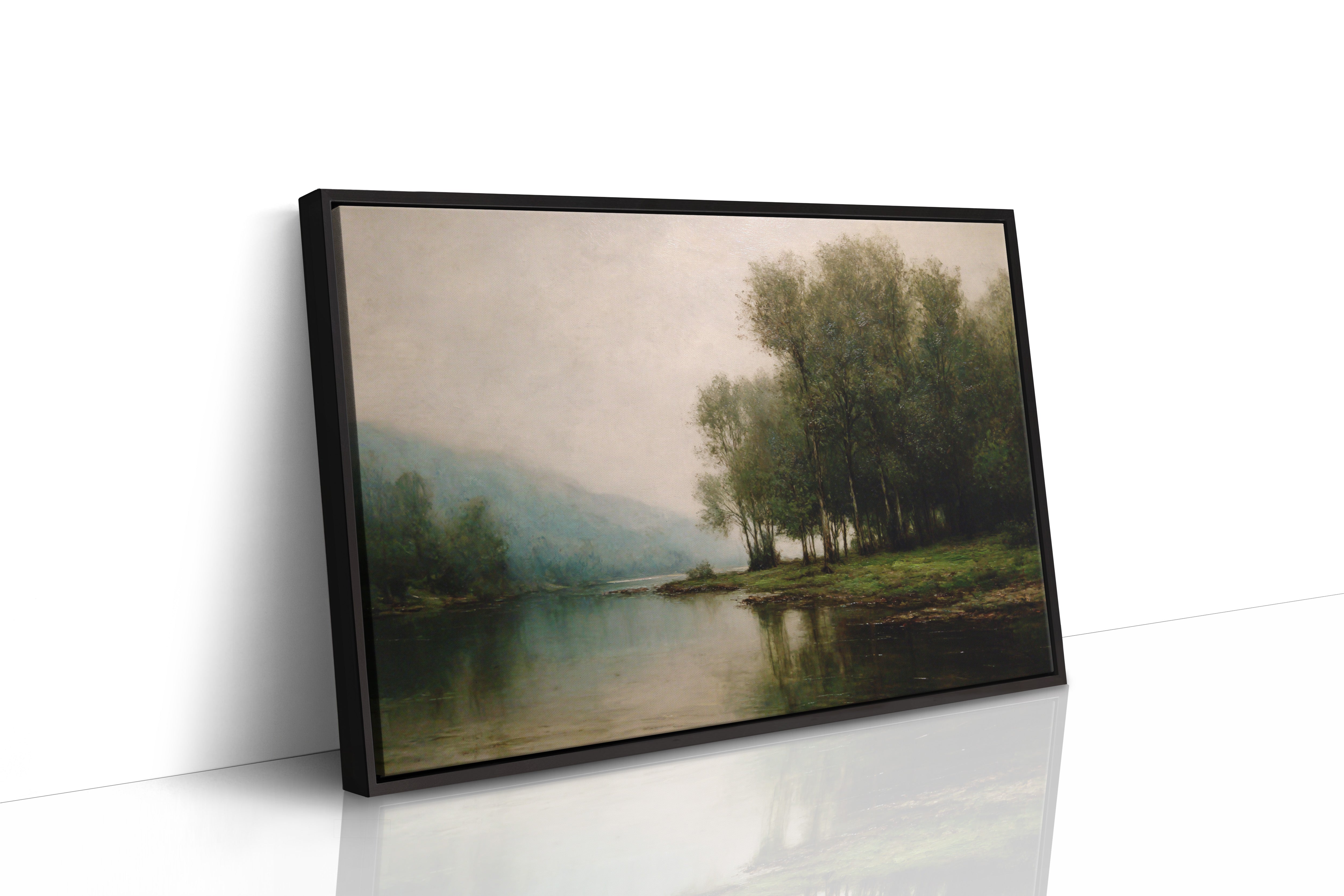 Mist Softens The River's Edge