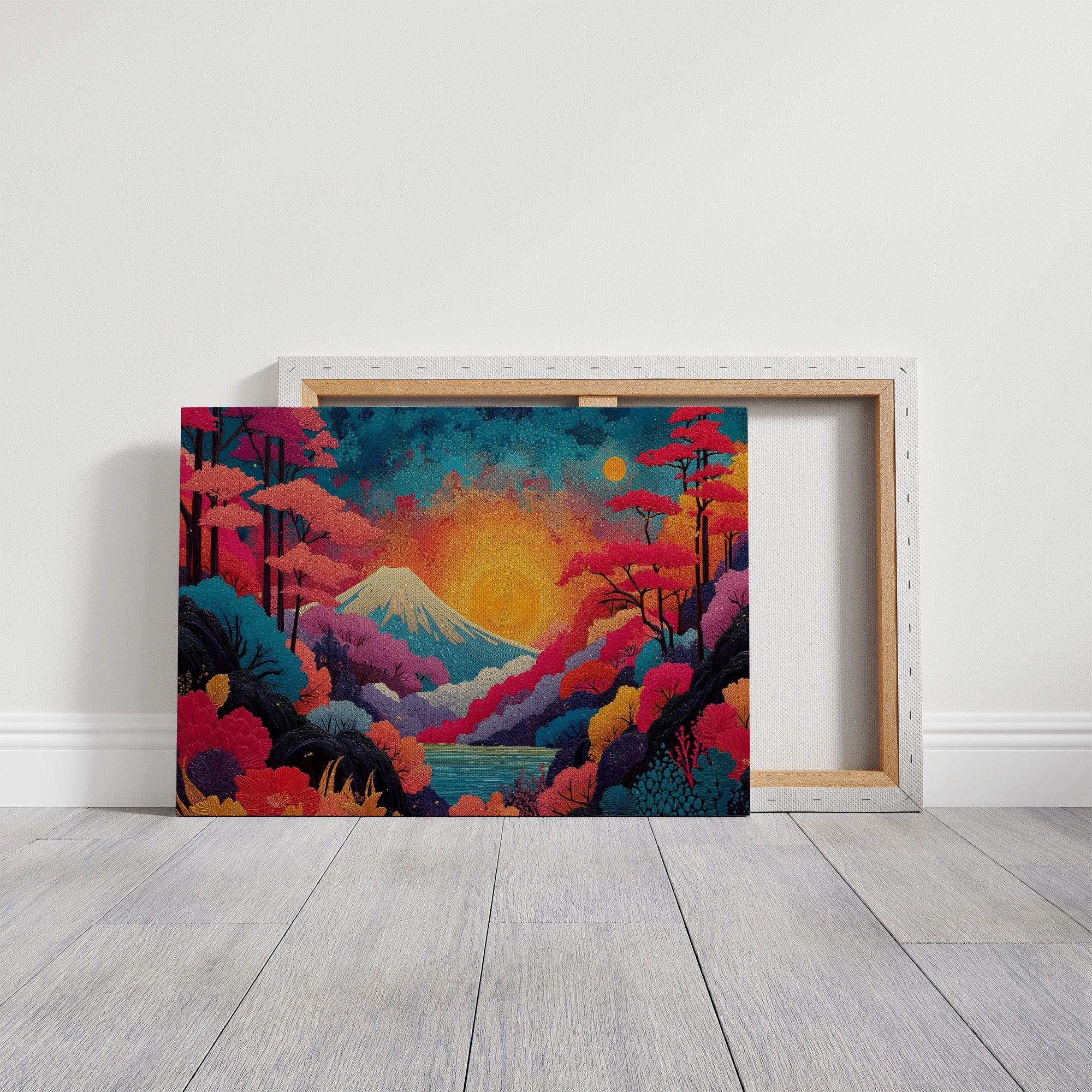 Sacred Mountain Blooms At Dawn