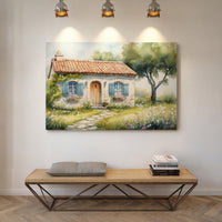 Summer Blooms By Cottage Door