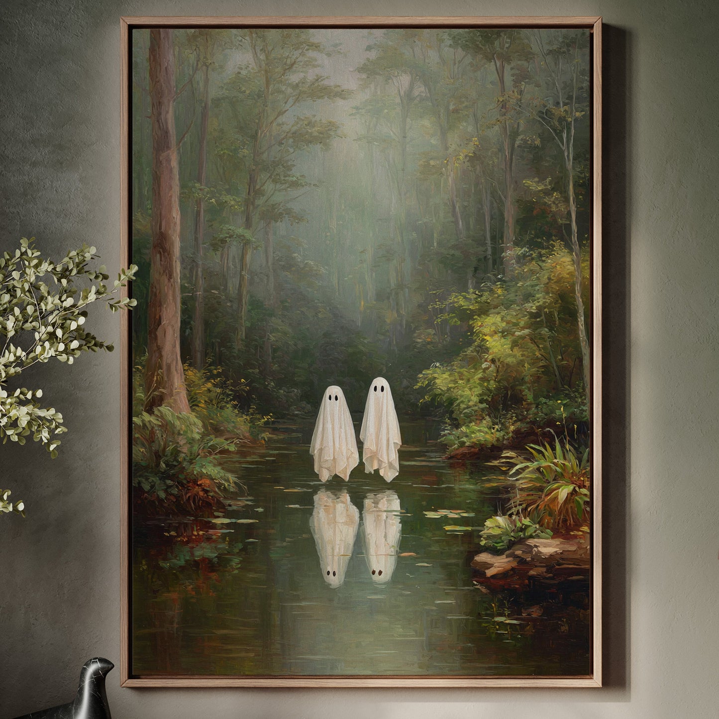 Ethereal Spirits in Misty Waters