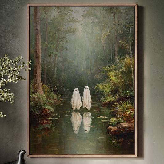 Ethereal Spirits in Misty Waters
