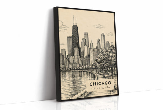 Chicago in Sepia Tones
