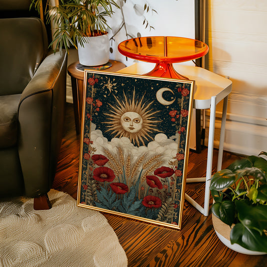 Harvest Beneath Celestial Gaze