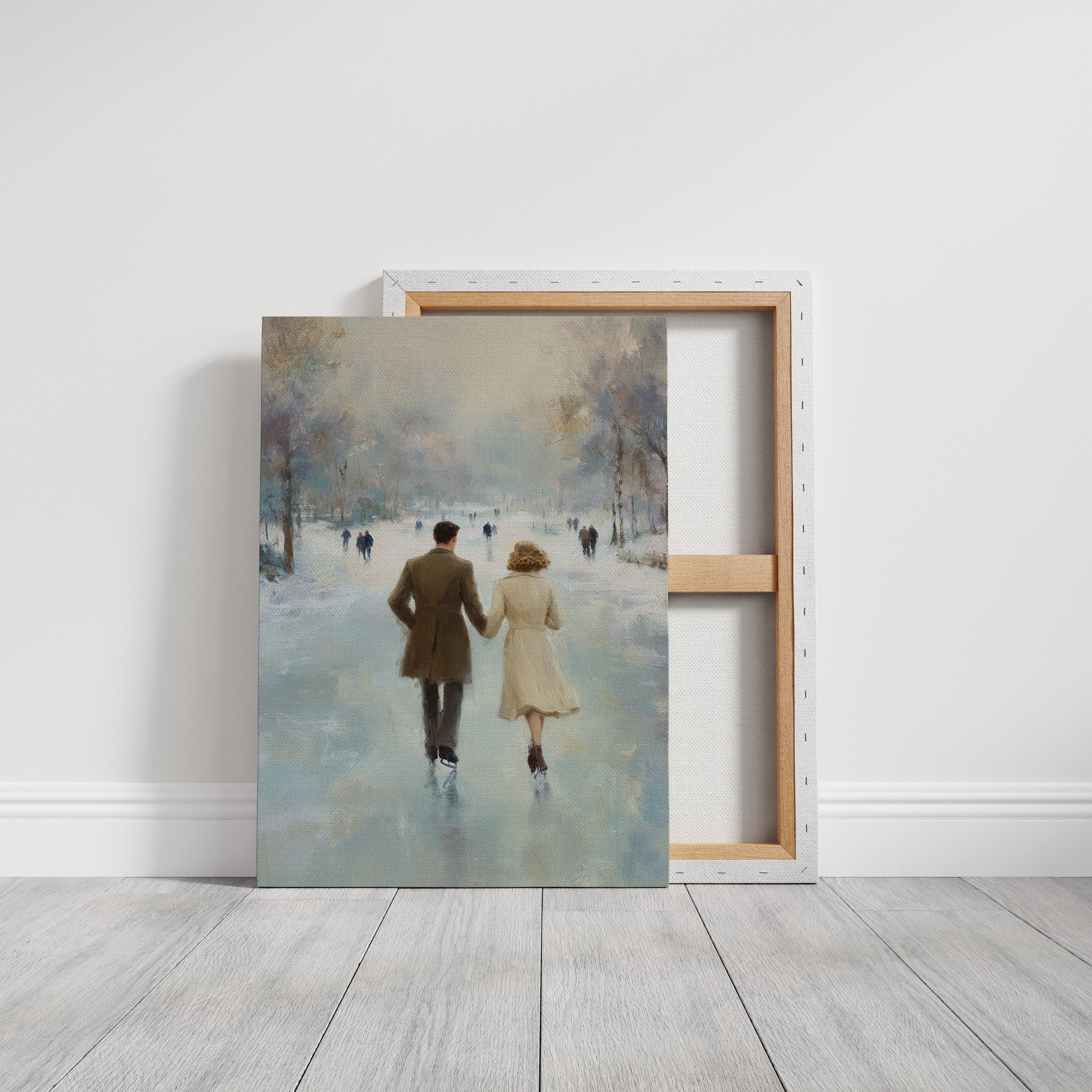 Winter Stroll on Ice