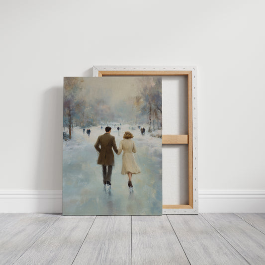 Winter Stroll on Ice