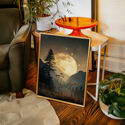 Moonlit Serenade Over Silent Valleys