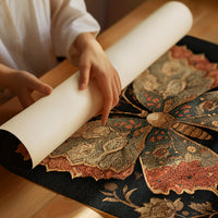 Embroidered Wings in Bloom