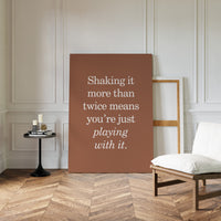 Playful Words Dance In Clay Light