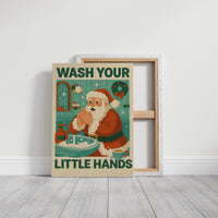 Retro Santa's Hygiene Reminder